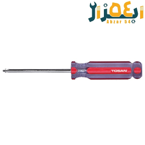 پیچ گوشتی دسته کریستال چهارسو 75*3 توسن