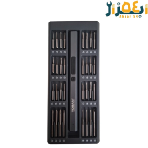پیچ گوشتی شارژی قلمی 66عددی مدل 9002توسن