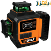 تراز لیزری شارژی 1144 گالف سه بعدی با LCD سبز گالف GULF