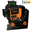 تراز لیزری شارژی 1144 گالف سه بعدی با LCD سبز گالف GULF