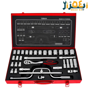 مجموعه 34 عددی آچار و سری بکس توسن مدل T1252-34M