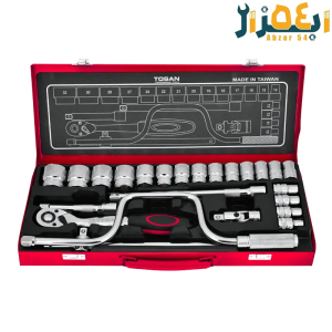 جعبه بکس فلزی 6پر سفید 24 عددی 1.2 T1252 توسن