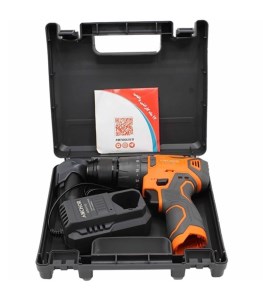 دریل شارژی براشلس 12 ولت چکشی تک باطری ANCHOR