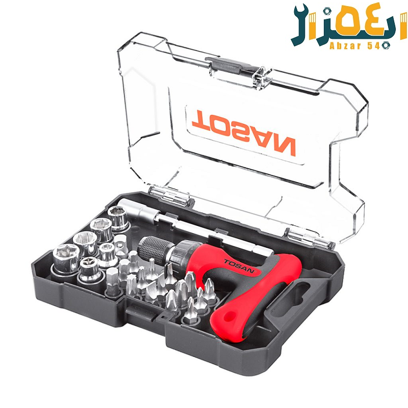 ست پیچ گوشتی و بکس 24عددی t814-s24 توسن