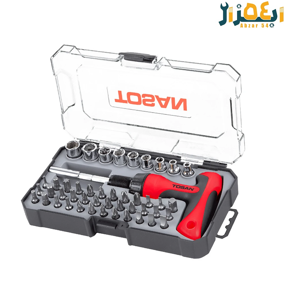 ست پیچ گوشتی و بکس 47عددی t814-s47 توسن