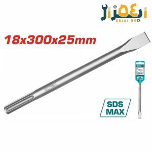 قلم 5 شیار نوک تخت 25*300*18 میلی متر tac15221811 توتال total