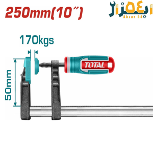 پیچ دستی گیره10 اینچ توتال مدل tht1320503