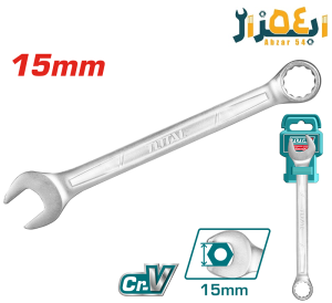 آچار یکسر صنعتی 15mm توتال