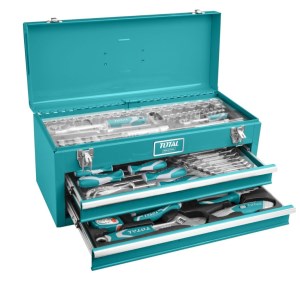 جعبه ابزار صنعتی 132 پارچه توتال