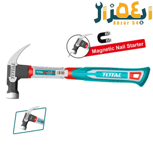 چکش دوشاخ دسته فایبر 550g توتالTOTAL THCH61020