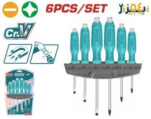 ست پیچ گوشتی 6 پارچه ضربه ای توتالTOTAL THGSS35061