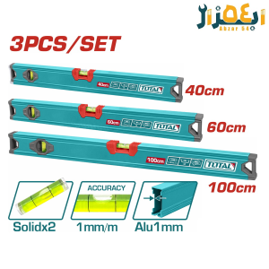 ست تراز دستی 3 پارچه توتالTOTAL THT10403