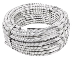 سیم بکسل 6 میلی متری هفت لایه گالوانیزه گرید 1770 قرقره چوبی استرانگ