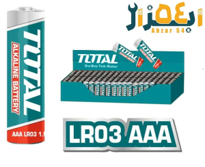 باتری نیم قلمی 1300 میلی امپر thab3a01 توتال