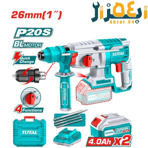 دریل تخریب شارژی 20 ولت صنعتی trhli202289 توتال دریل تخریب شارژی 20 ولت صنعتی trhli202289 توتال