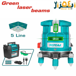 تراز لیزری 5 خط نور سبز TLL305205 توتال TOTAL