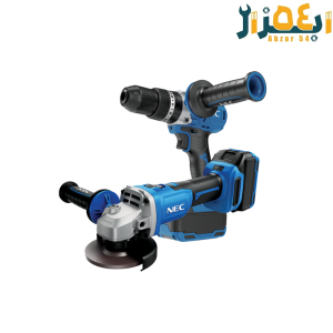 کیت دریل شارژی و مینی فرز شارژی 20 ولت مدل 2111 NEC